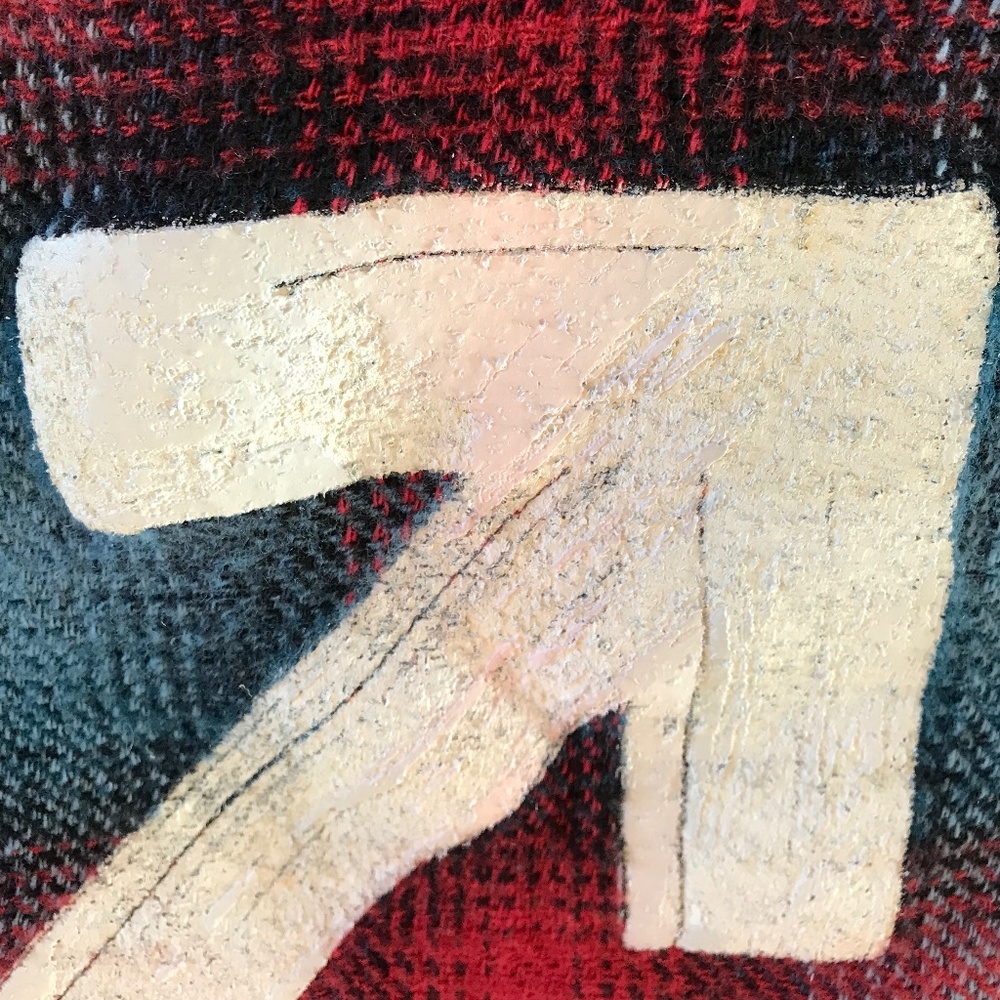 OFF-WHITE PLAID ARROWS-PRINT BLANKET SHIRT - Picture 14 of 16